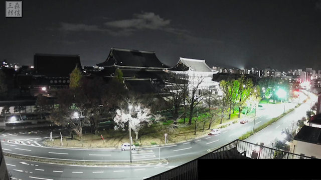 View In Front of Higashi Honganji/Kiyomizu Temples